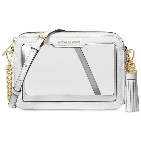 crossbody michael kors clear bag